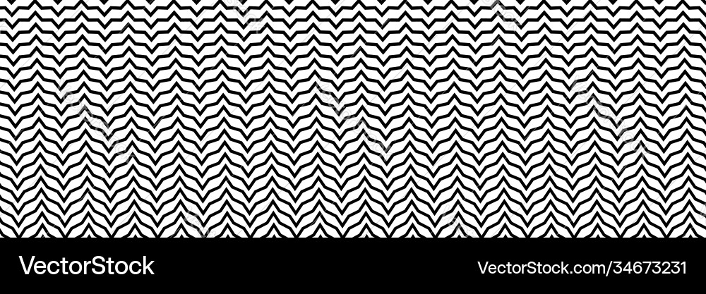 Wide rectangular format wavy waving zig-zag Wide rectangular format wavy waving zig-zag vector image