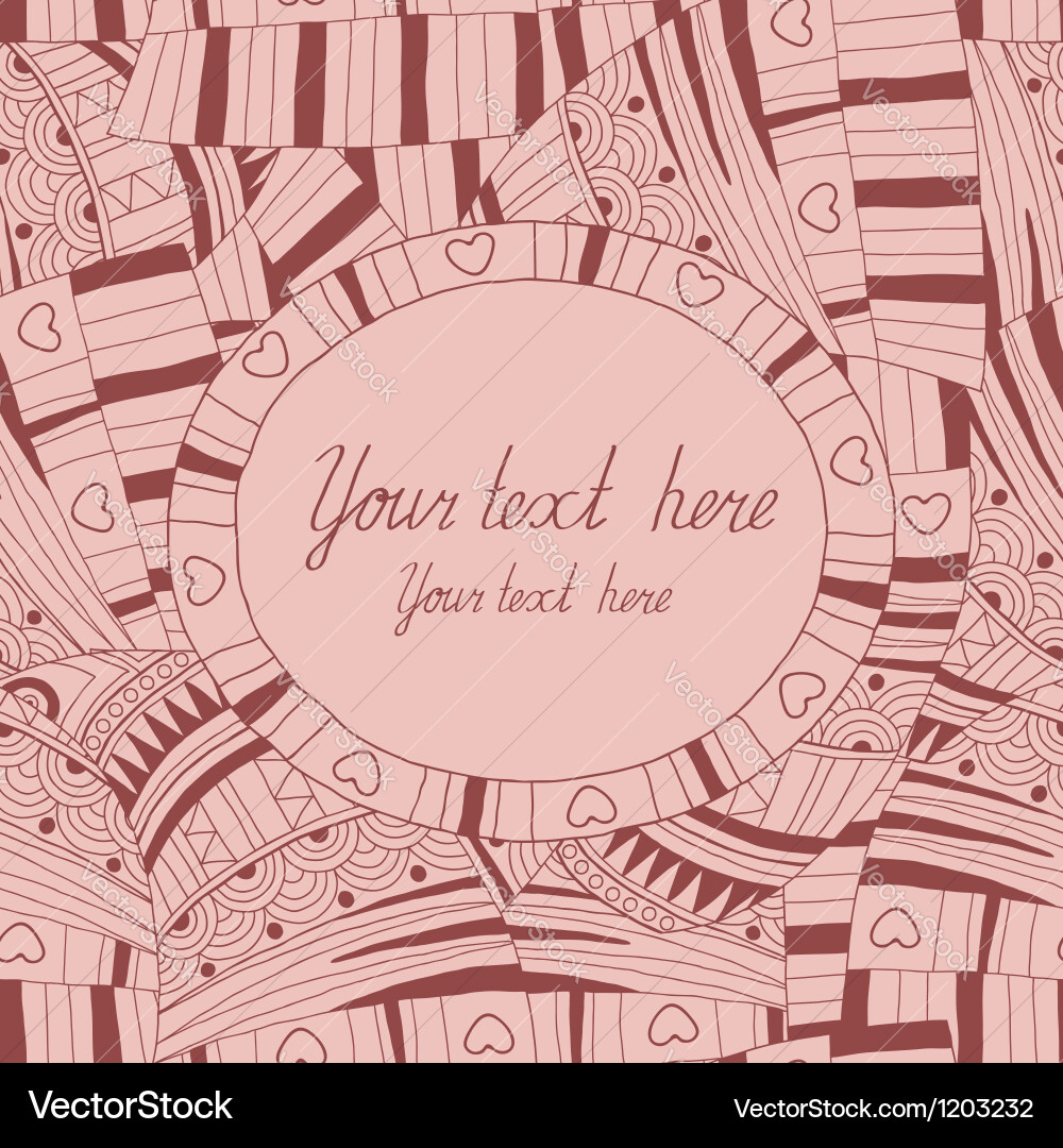 Abstract seamless pattern with place for your text vector image
