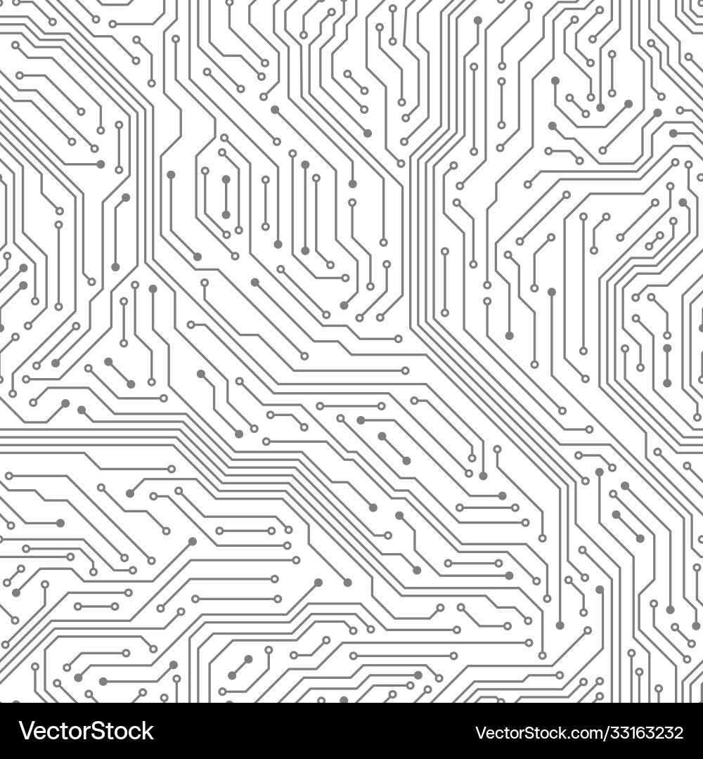Circuit Board Pattern - Tech Background vector image