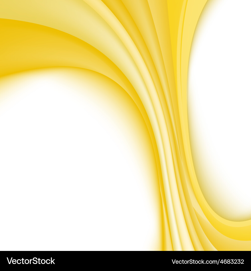 Dynamic Yellow Line Background vector image