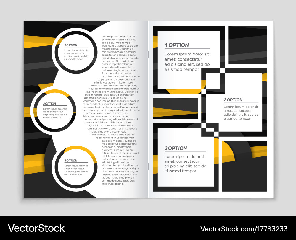 Abstract layout background set for art vector image