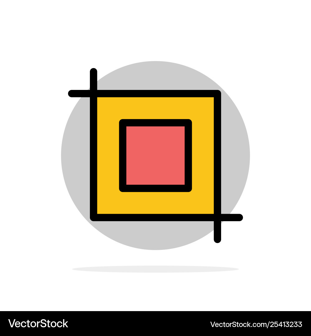 Crop tool transform abstract circle background Crop tool transform abstract circle background Vector Image
