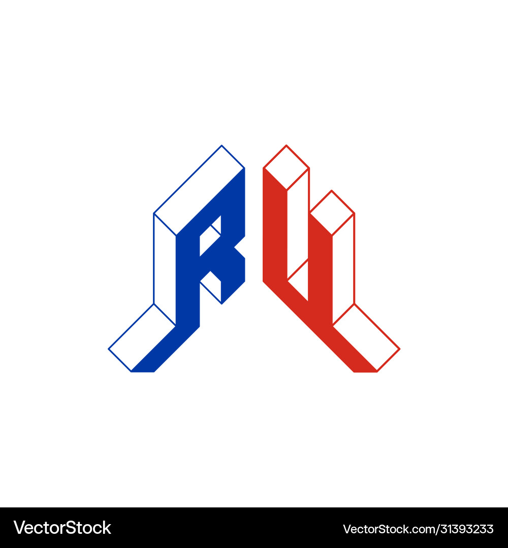 Ru - is country code top-level domain Vector Image