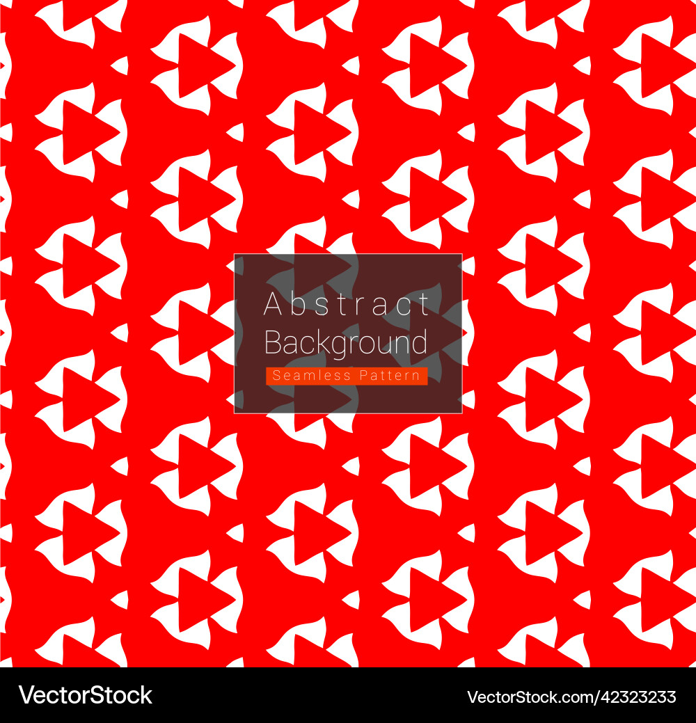 Seamless pattern from triangles symbols vector image