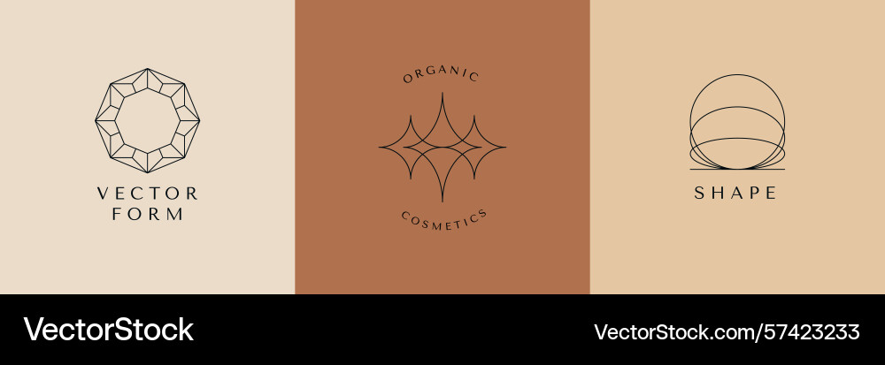 Set of design elements and shapes for abstract Set of design elements and shapes for abstract vector image