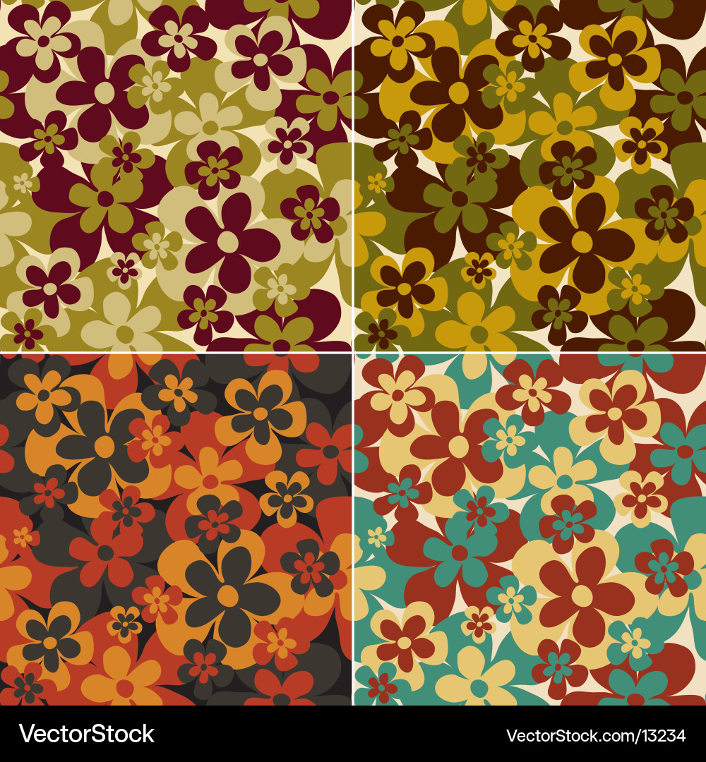 Botanical Pattern Vector Image