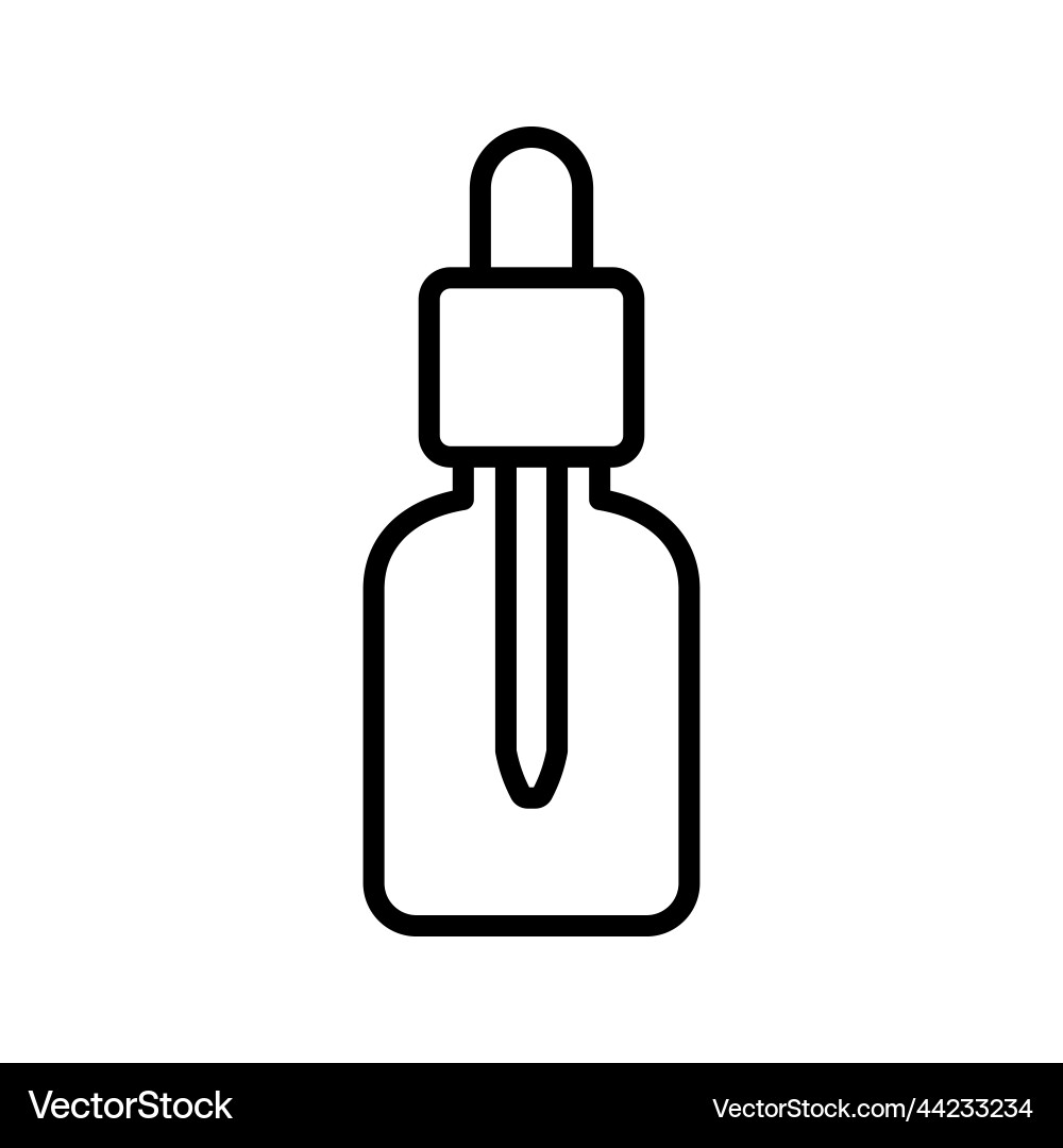 Dropper Flasche Icon Schönheit Essenz Serum Dropper Flasche Icon Schönheit Essenz Serum vektorbild