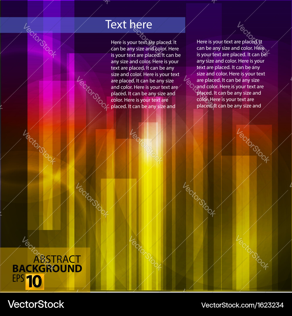 Dynamic Color Abstract Background vector image