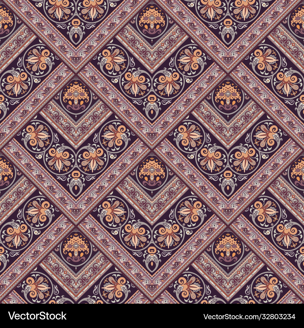 Nature patch pattern mosaic background Nature patch pattern mosaic background vector image