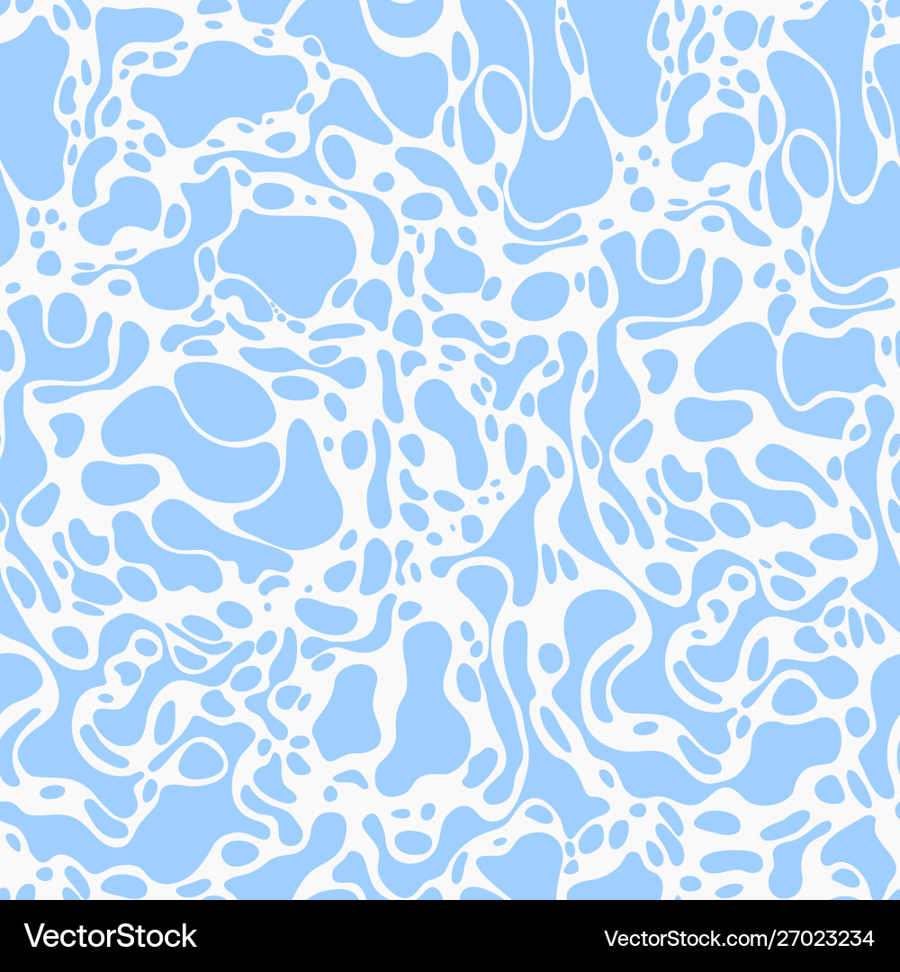 Seamless pattern with abstract spots neurography vector image