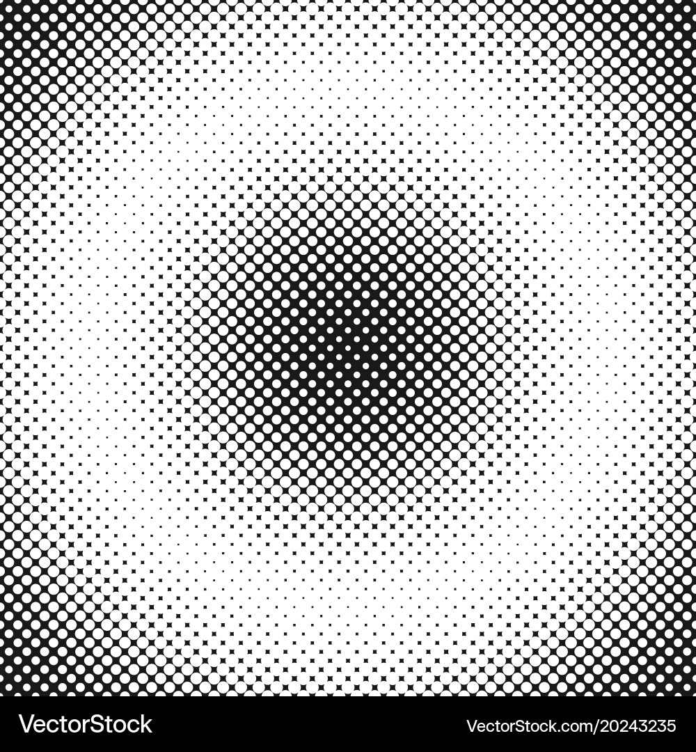 Abstract halftone circle pattern background Vector Image