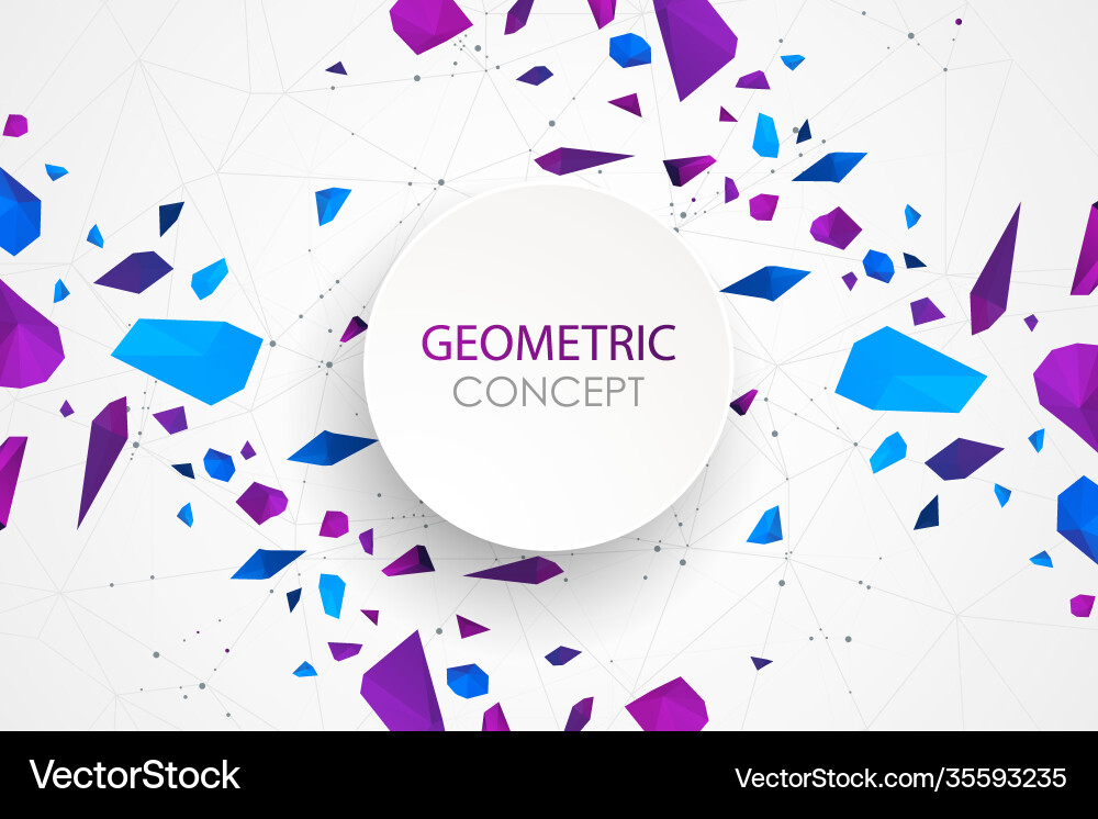 Abstract polygonal background with connecting Abstract polygonal background with connecting vector image