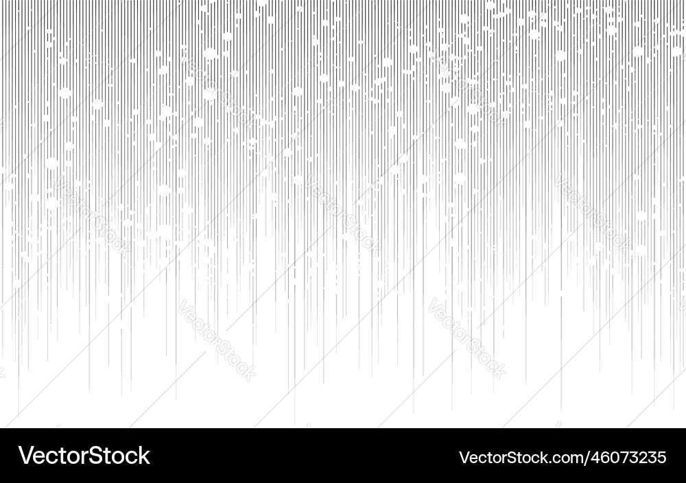 Black top-to-bottom effect line with splashes Black top-to-bottom effect line with splashes vector image
