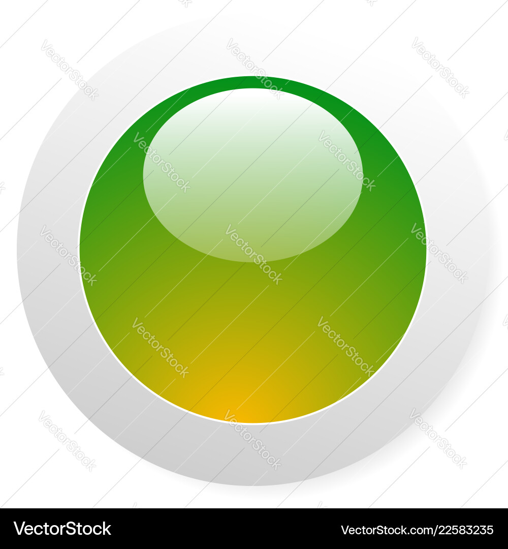 Circle button with blank space and highlight Circle button with blank space and highlight vector image