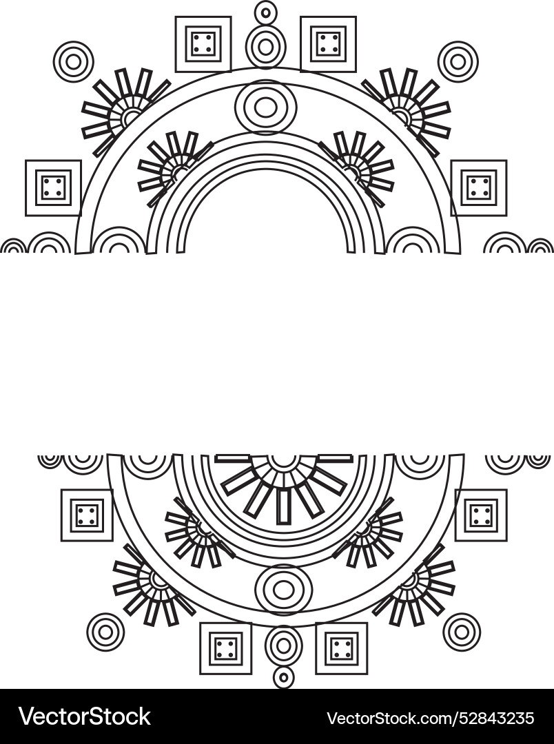 Circular pattern Vector Image
