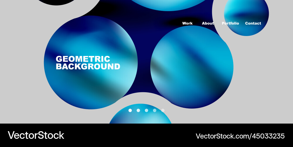 Flowing gradient colors and round elements Flowing gradient colors and round elements Vector Image