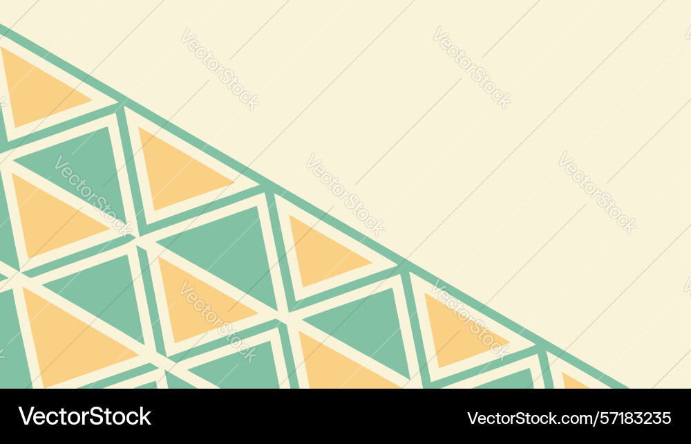 Minimalist geometric triangle pattern design vector image