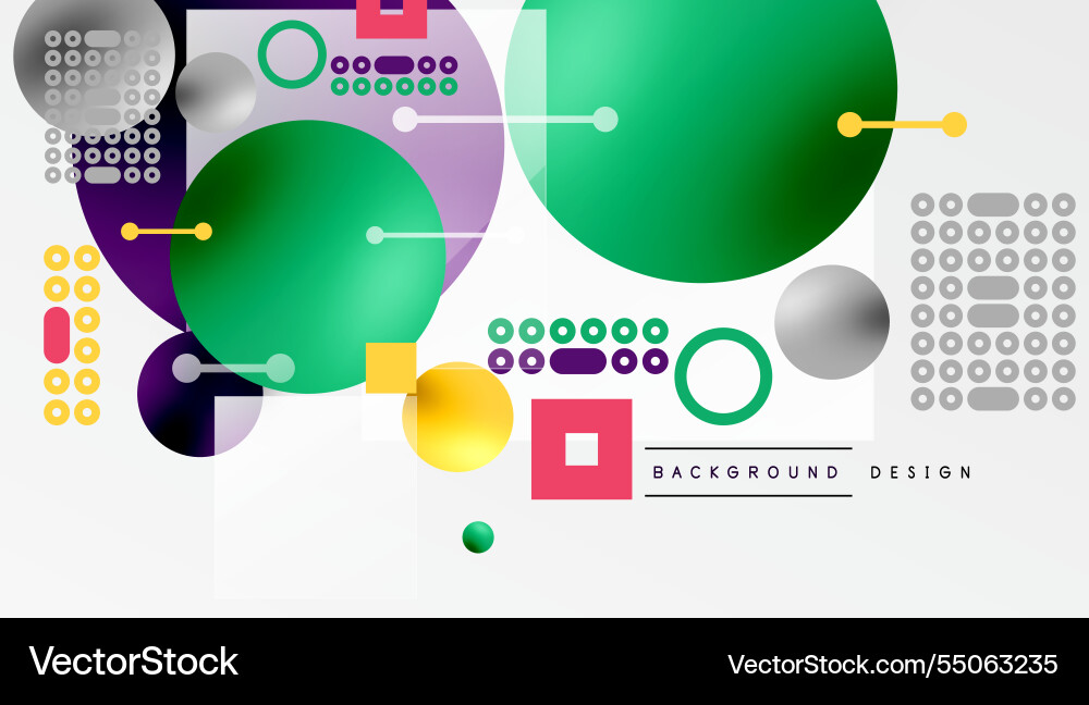 Minimalistic abstract design layered Vector Image