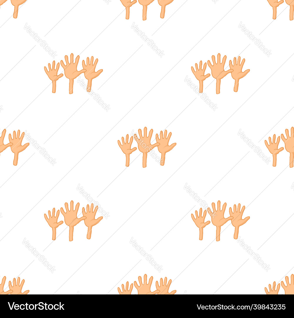 Open empty raising hands to ask for something Open empty raising hands to ask for something vector image