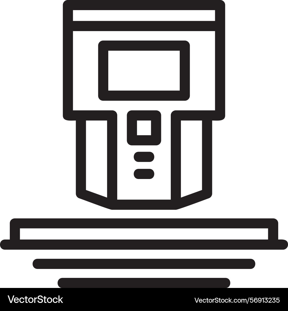Stud finder linear style icon design Vector Image