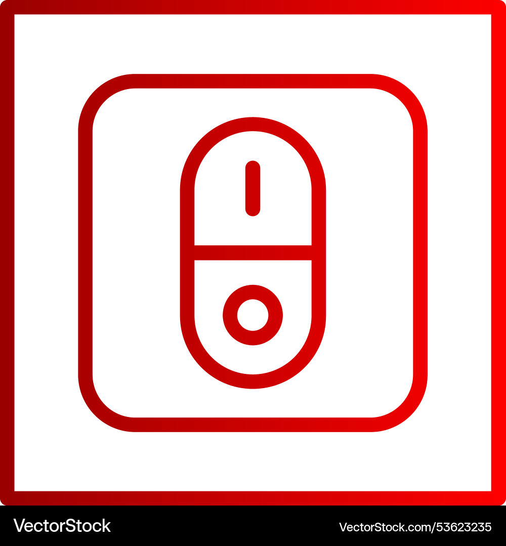 Switch line gradient icon Vector Image