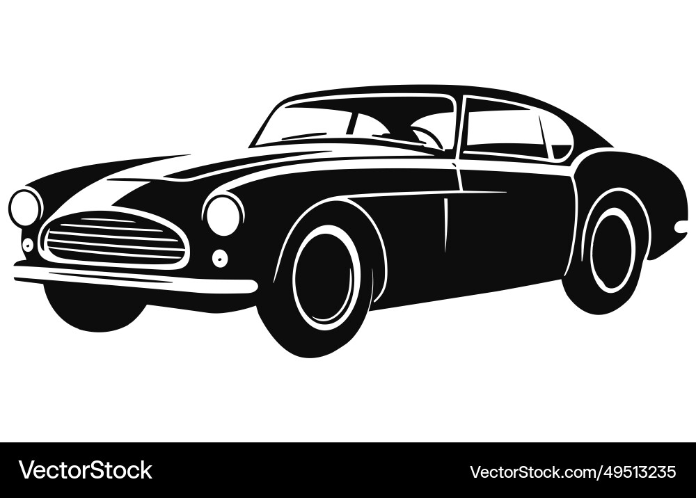 Vintage Luxus Sportwagen Design Vintage Luxus Sportwagen Design vektorbild