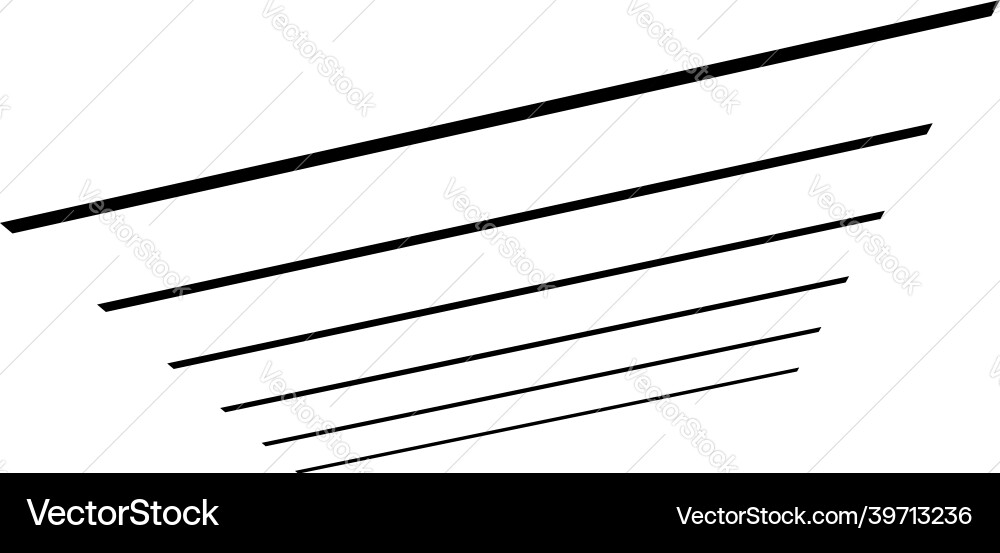 3d straight parallel dynamic irregular lines 3d straight parallel dynamic irregular lines vector image