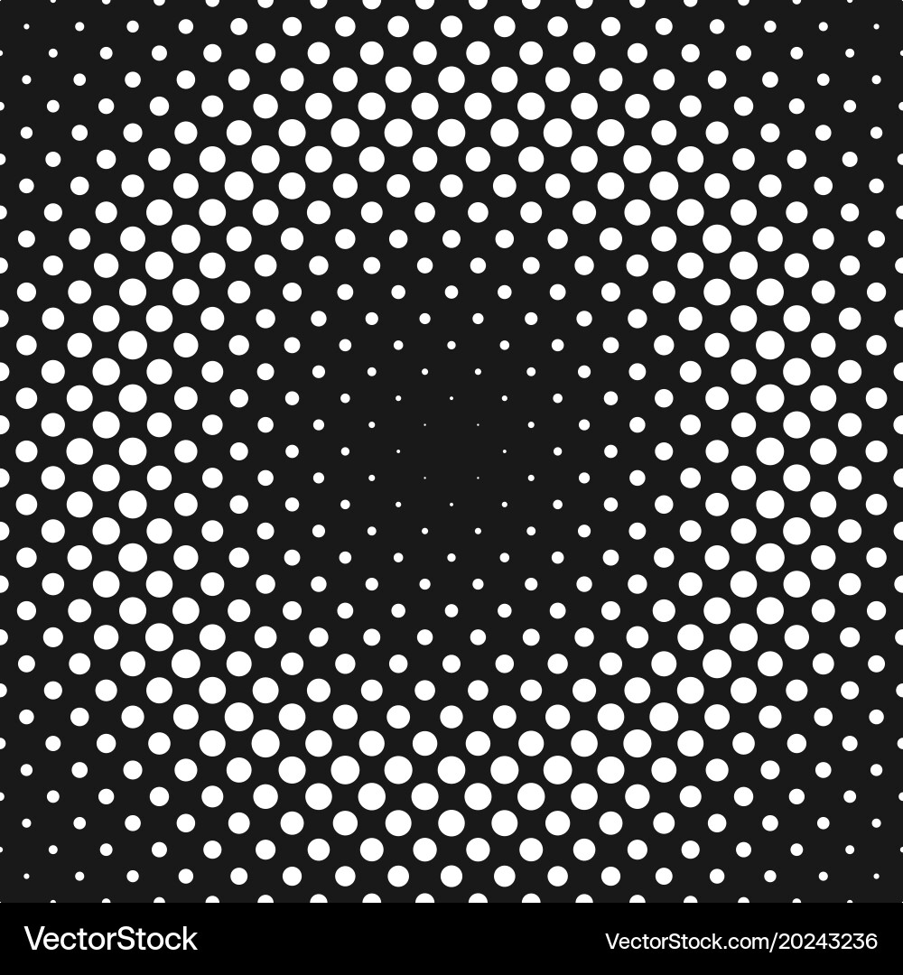 Retro abstract halftone dot background pattern vector image