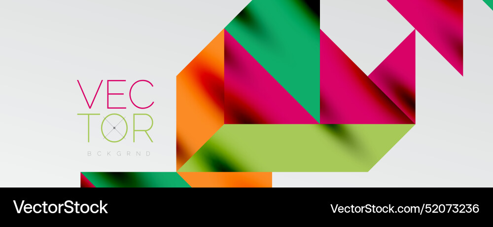 Tech minimal overlapping triangle shapes elements Tech minimal overlapping triangle shapes elements Vector Image