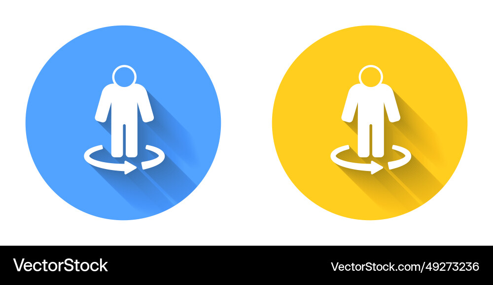 White 3d modeling icon isolated with long shadow White 3d modeling icon isolated with long shadow vector image