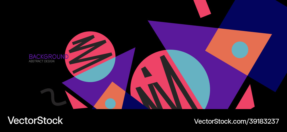 Abstract background blocks lines triangles Abstract background blocks lines triangles vector image