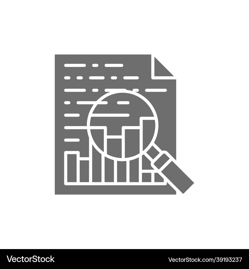 Charts and graphs document with statistic Charts and graphs document with statistic vector image