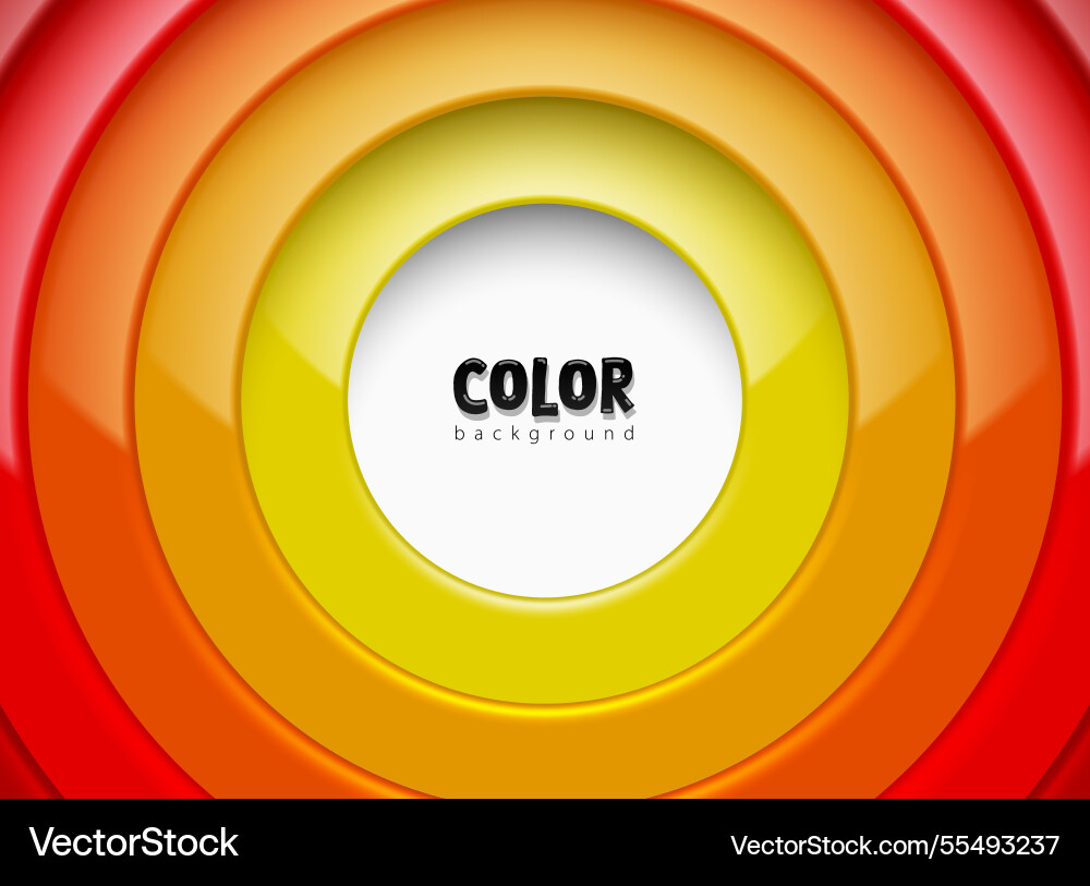 Dynamic 3d abstract background with layered Vector Image