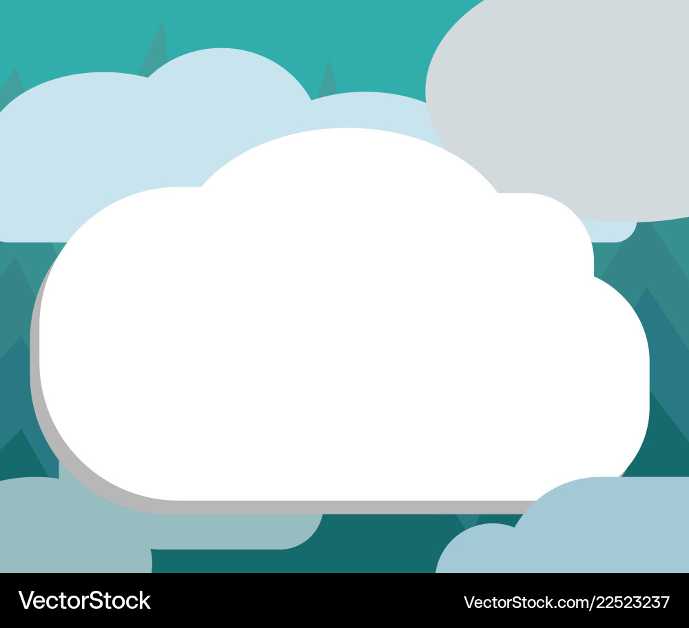 Flat design business empty Flat design business empty vector image
