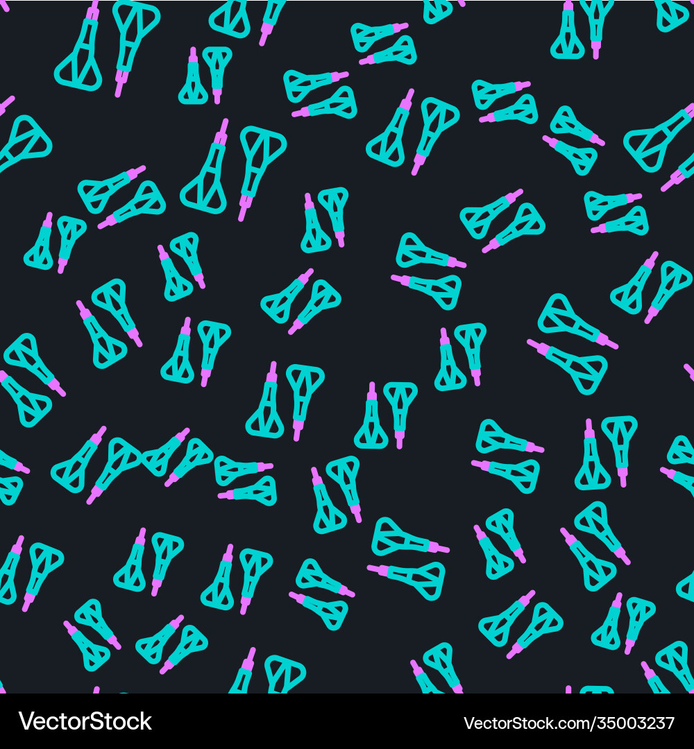 Line dart arrow icon isolated seamless pattern Line dart arrow icon isolated seamless pattern Vector Image