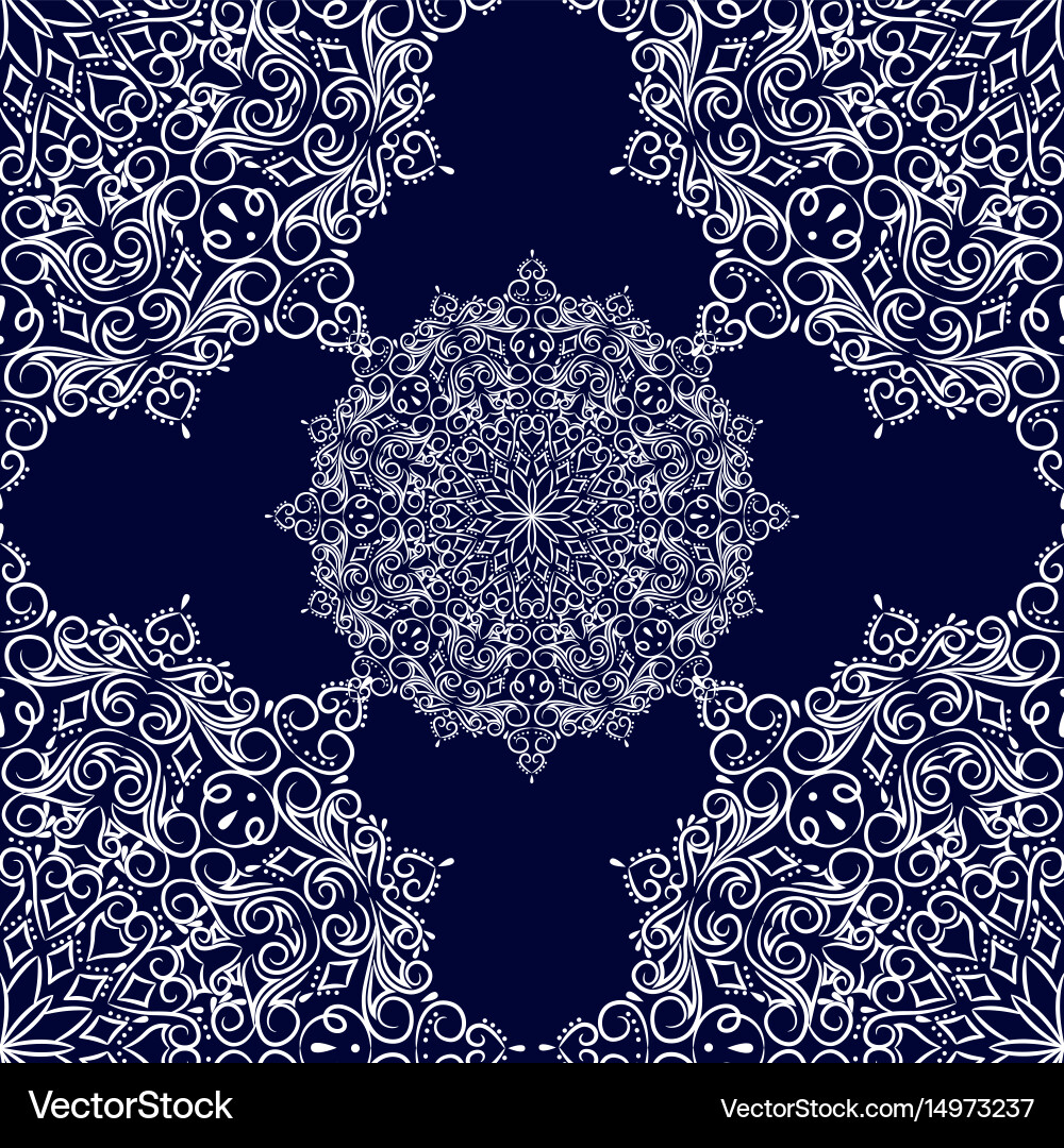 Seamless pattern with abstract elements vector image