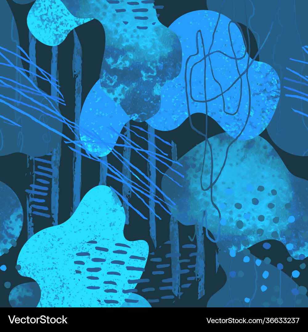 Seamless pattern with hand drawn abstract Seamless pattern with hand drawn abstract vector image