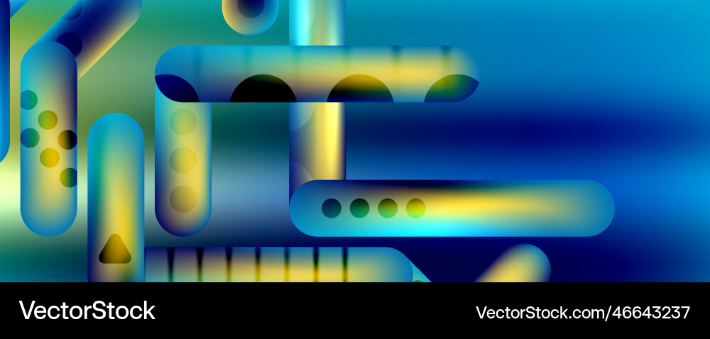 Techno round shapes lines abstract background Techno round shapes lines abstract background vector image