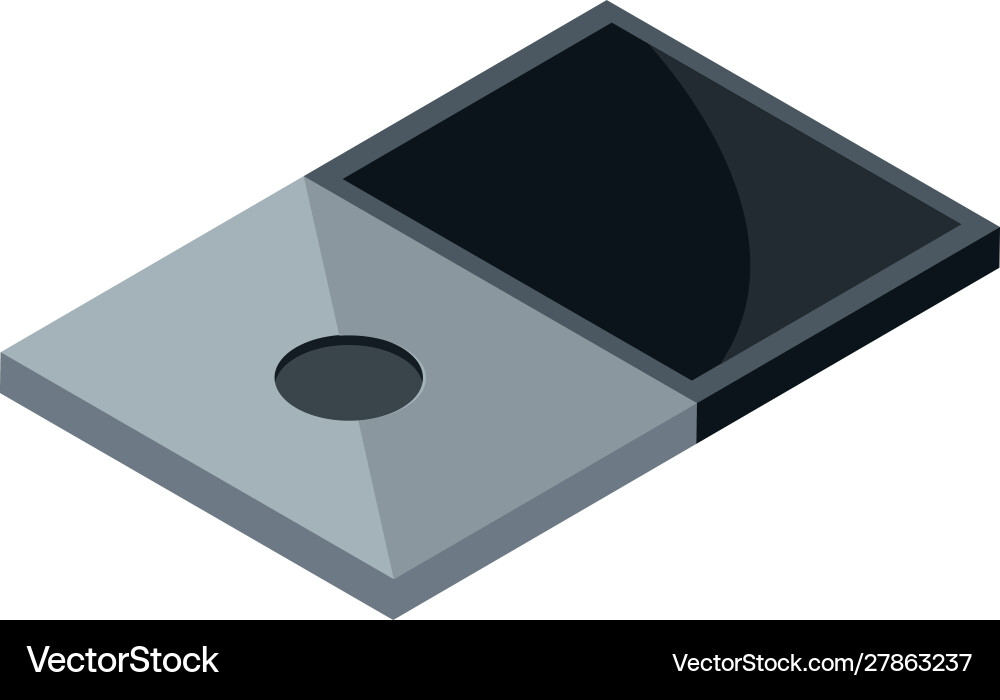 Technology hardware device computer icon isometric vector image