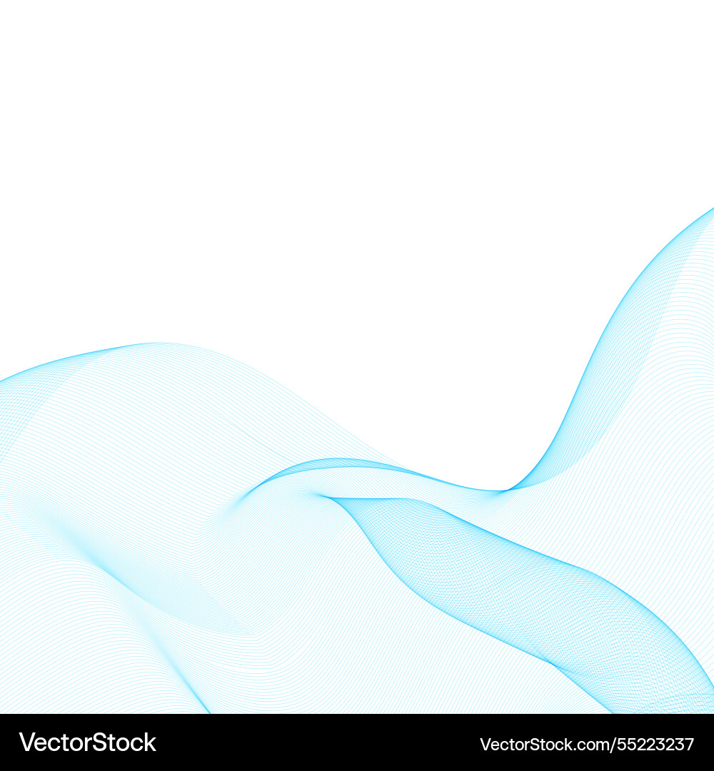 Wavy abstract lines background Vector Image