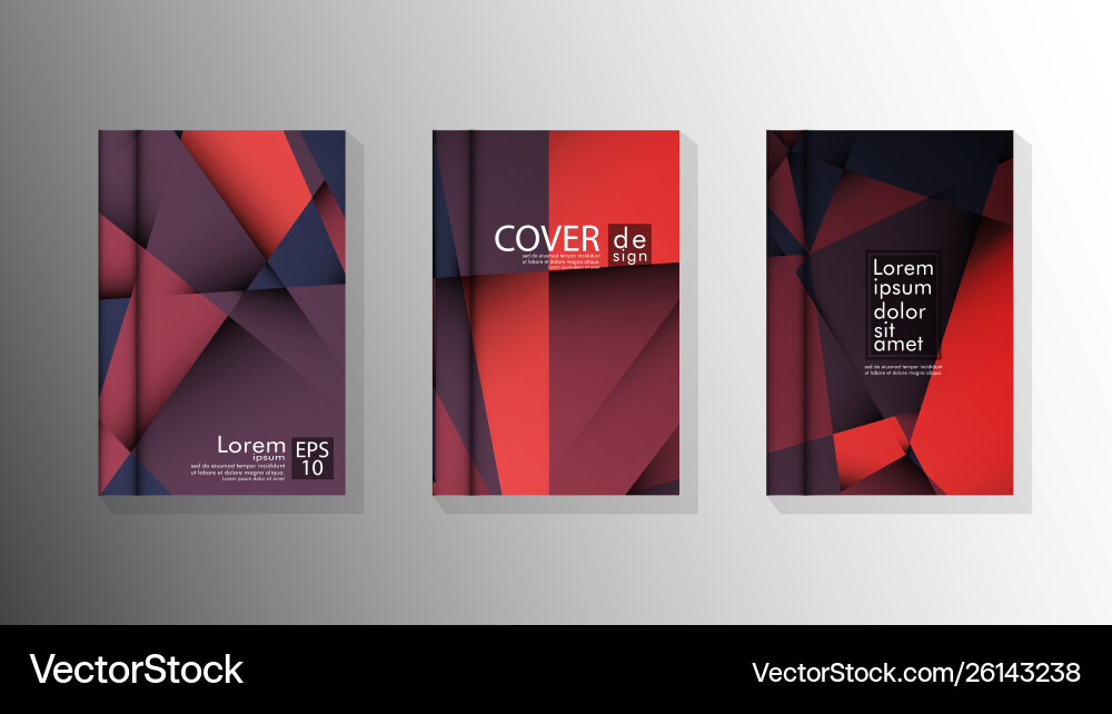 Gradient minimal geometric pattern design Vector Image