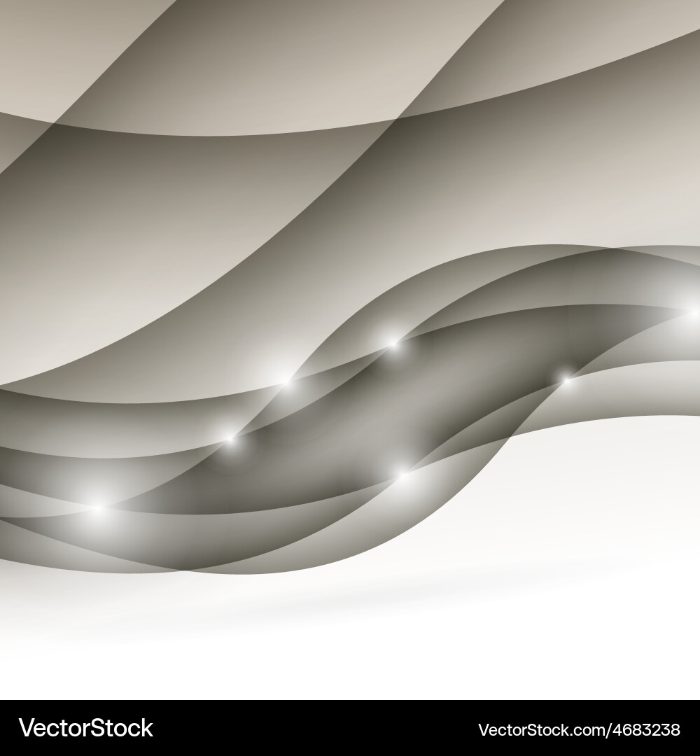 Modern wave folder light abstract design Vector Image