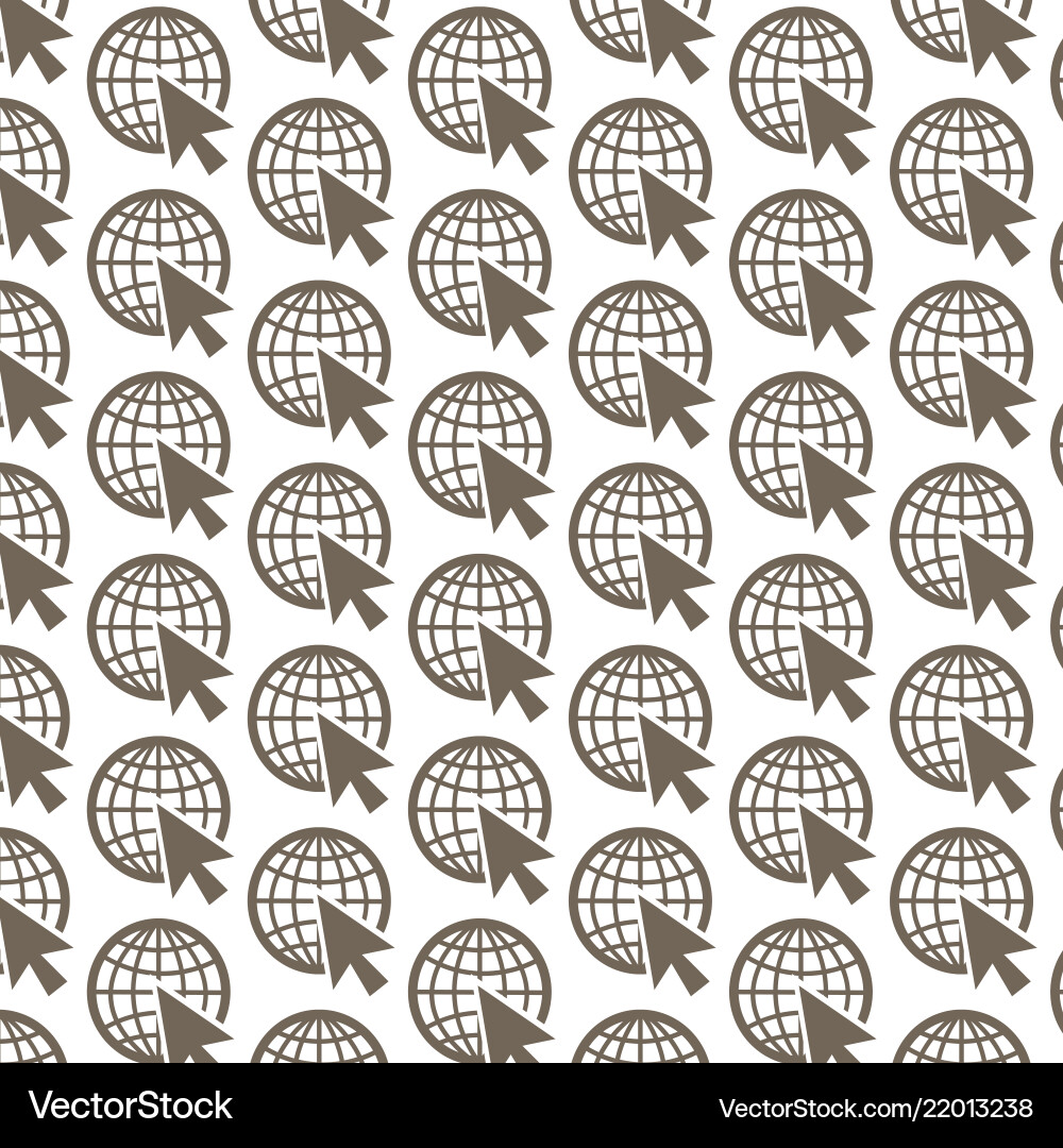Pattern background go to web icon vector image