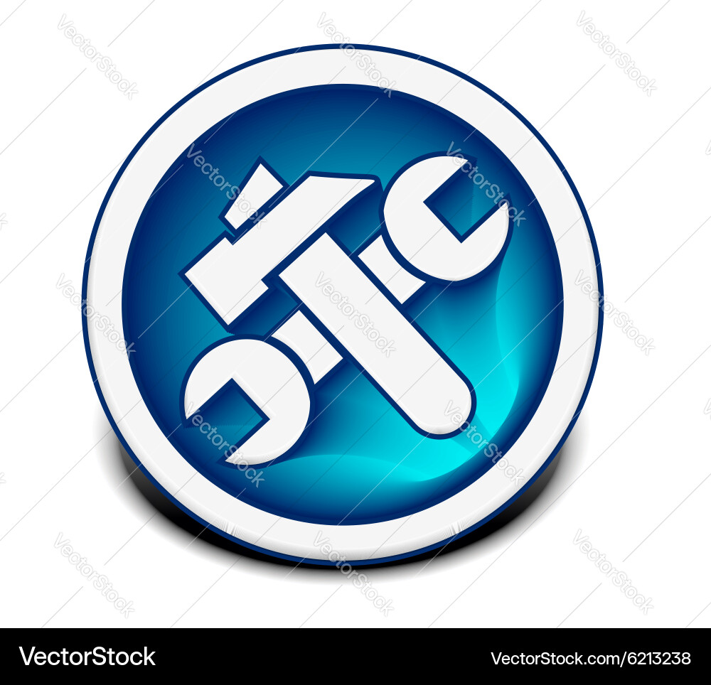 Setting web icon Vector Image