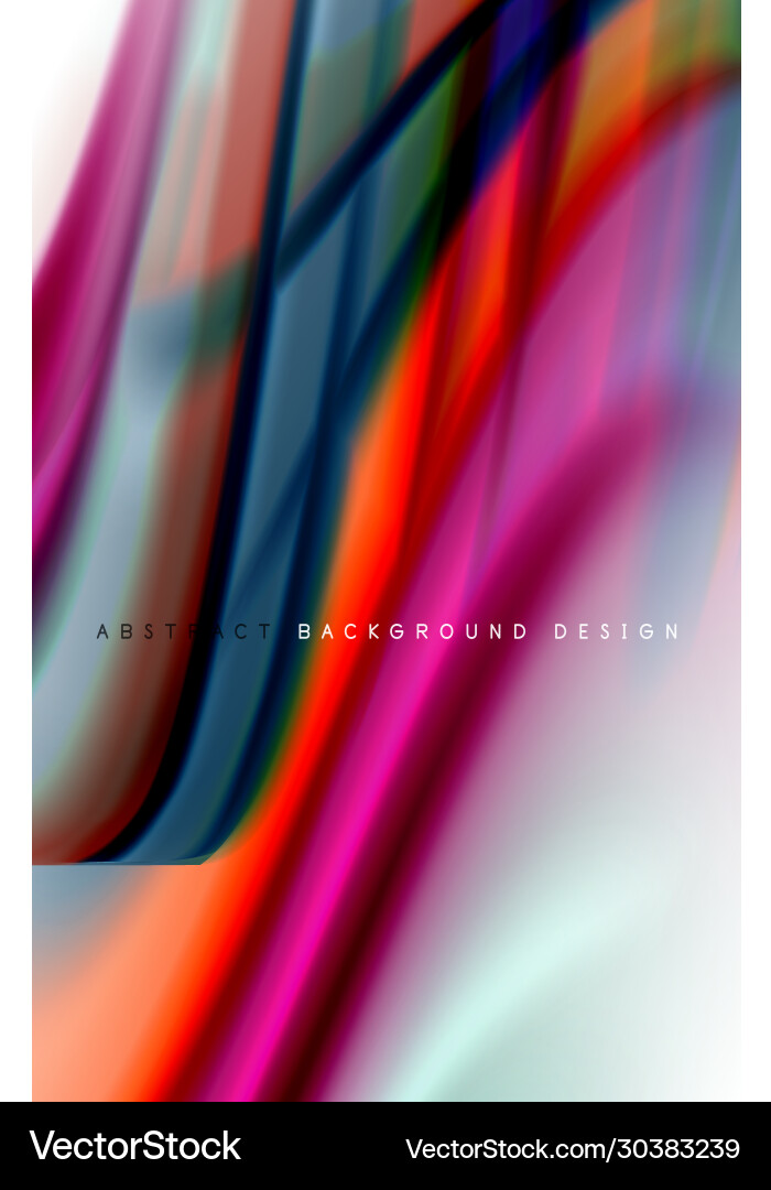 Abstract background - fluid color gradient waves Abstract background - fluid color gradient waves Vector Image