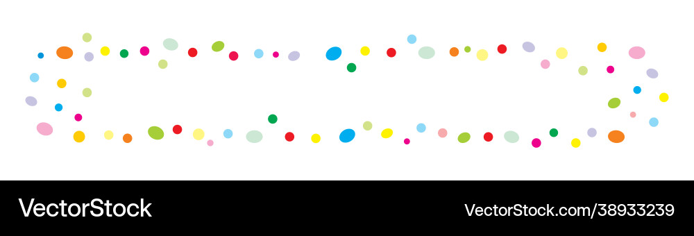 Frame dots concept for text Vector Image