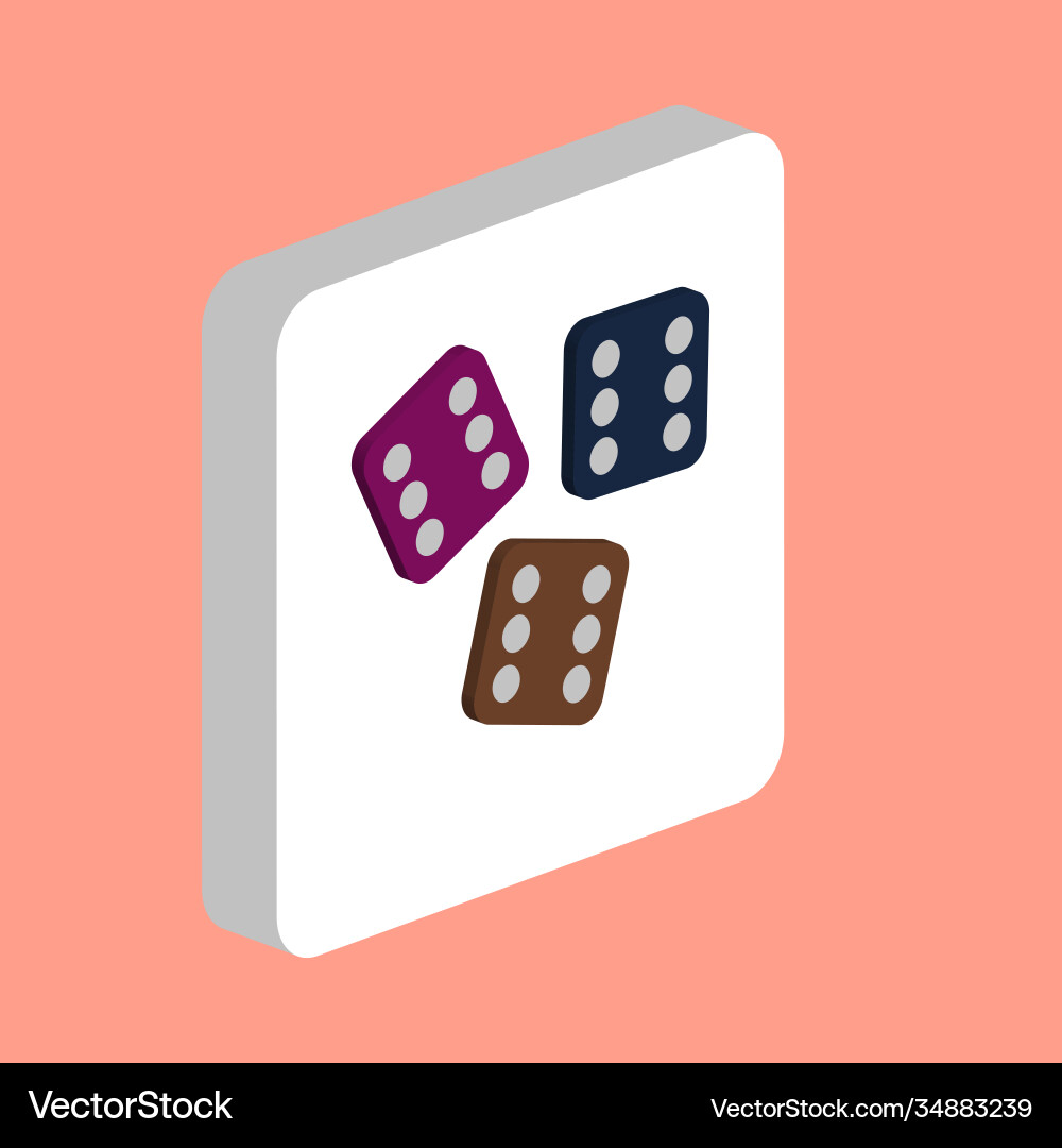 Lucky simple icon symbol design template for web Lucky simple icon symbol design template for web vector image
