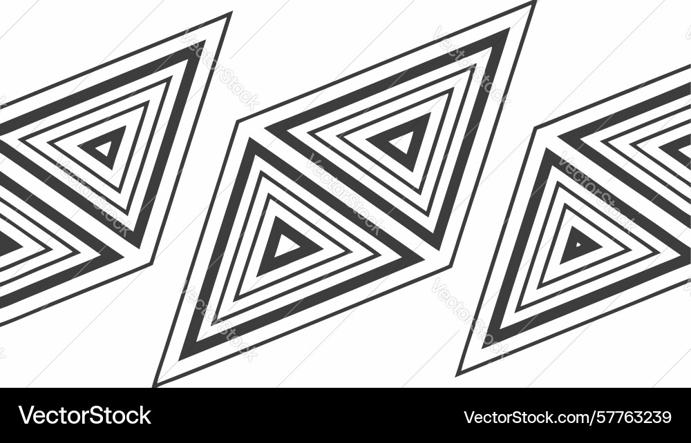 Seamless dark geometric triangle pattern design Vector Image