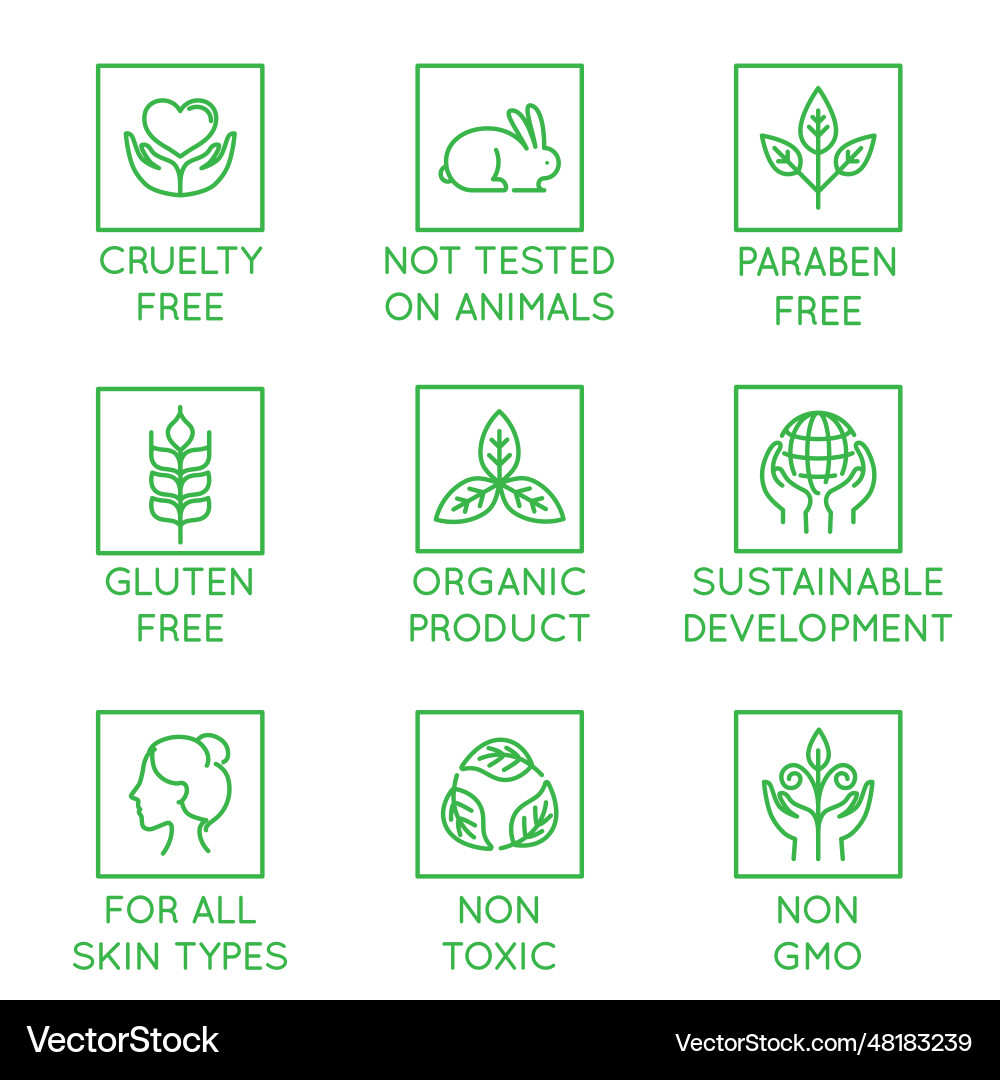 Set of design elements logo template icons Set of design elements logo template icons vector image