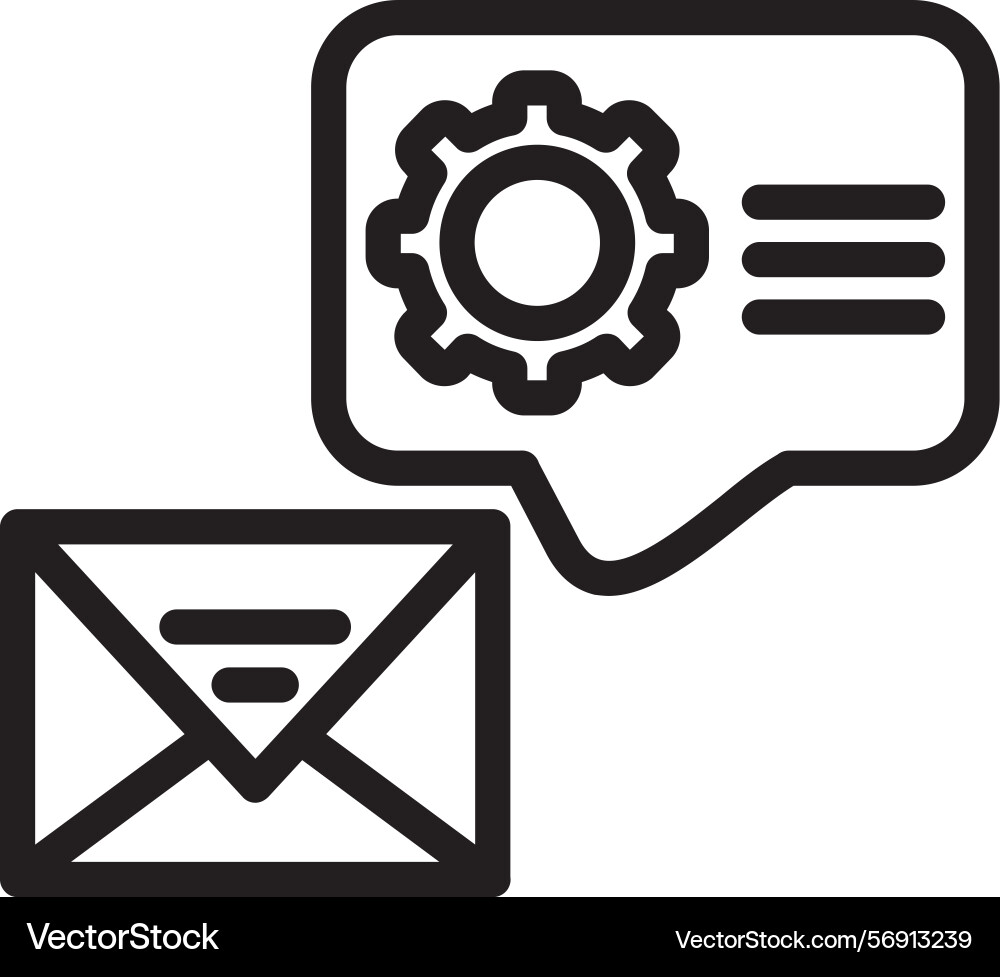Support linear style icon design vector image